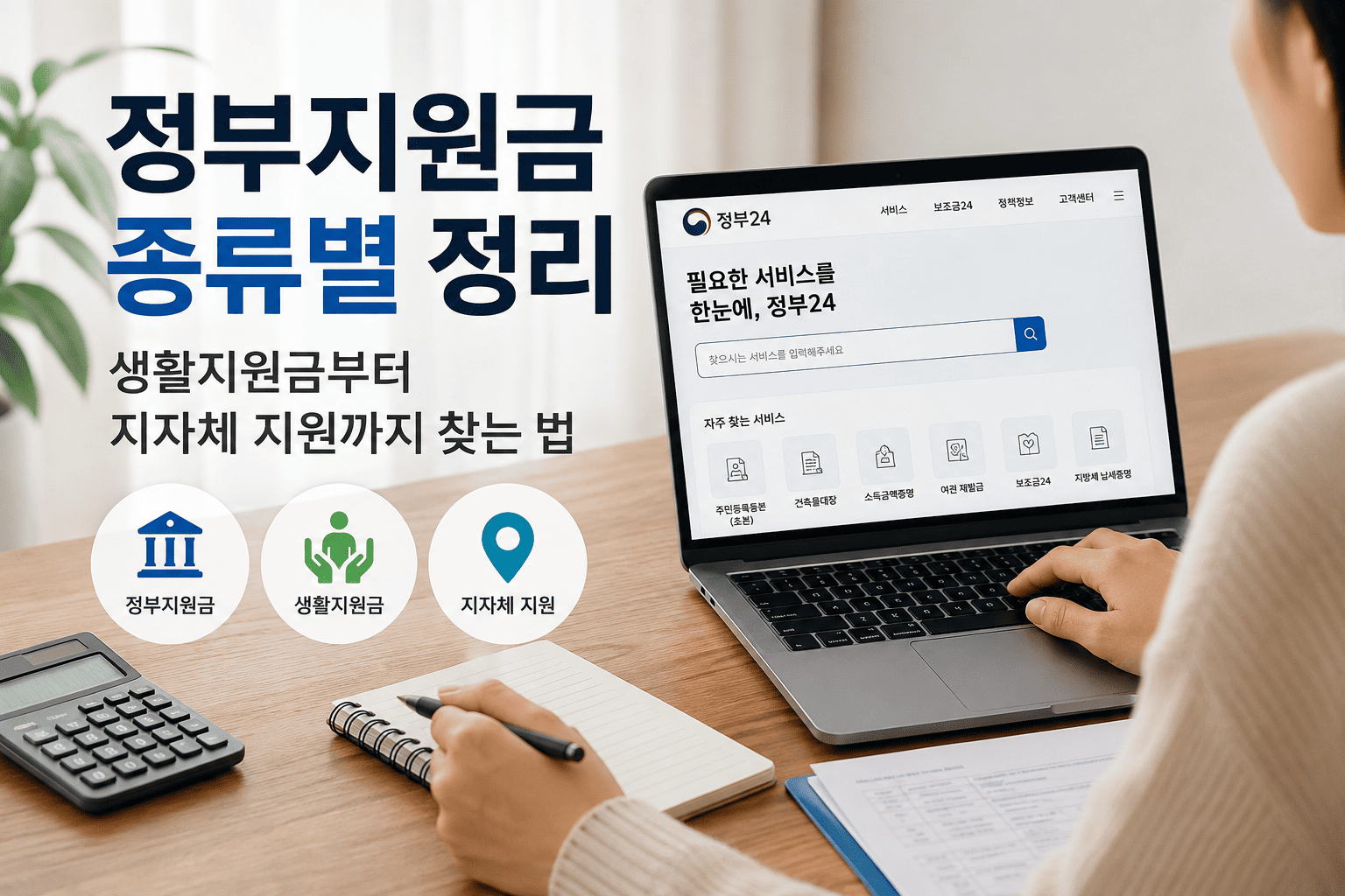 정부지원금 종류별 정리, 생활지원금부터 지자체 지원까지 찾는 법