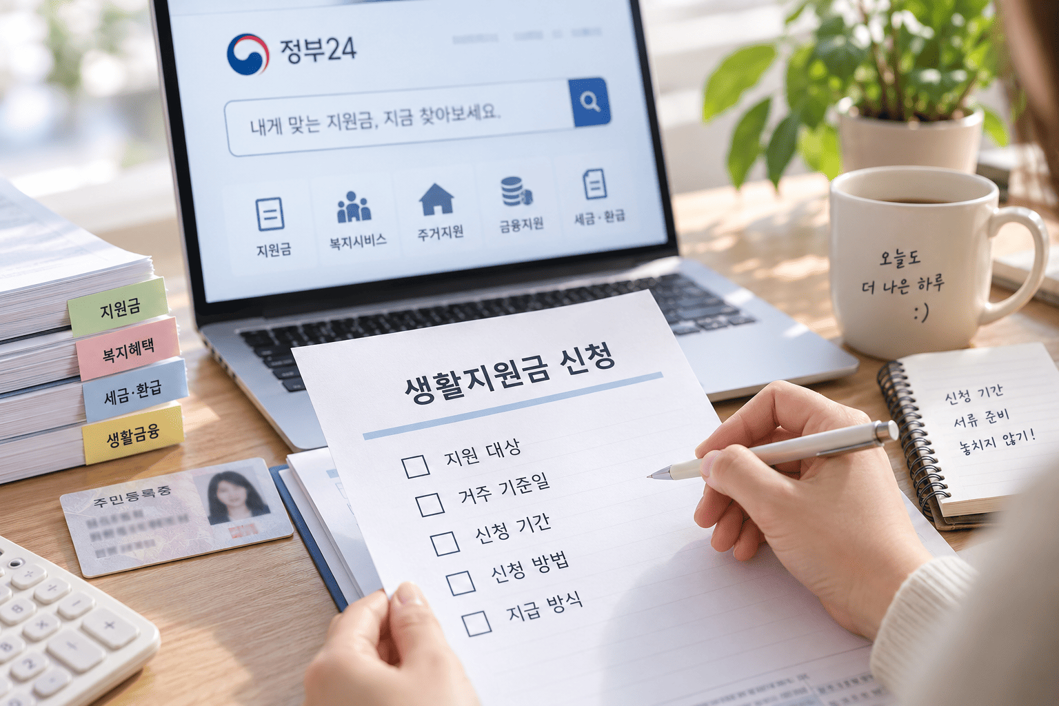 생활지원금 신청 전에 확인할 것, 대상·신청기간·지급방식 정리