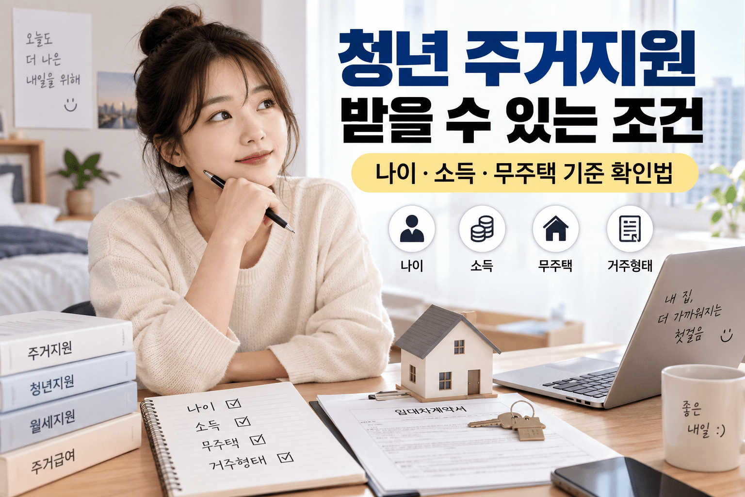 청년 주거지원 받을 수 있는 조건, 나이·소득·무주택 기준 확인법